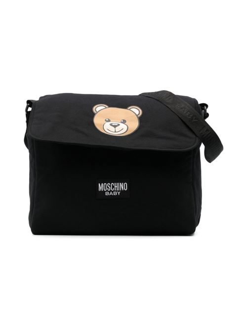 Borsa fasciatoio nera MOSCHINO BABY | MUX053LCA4060100